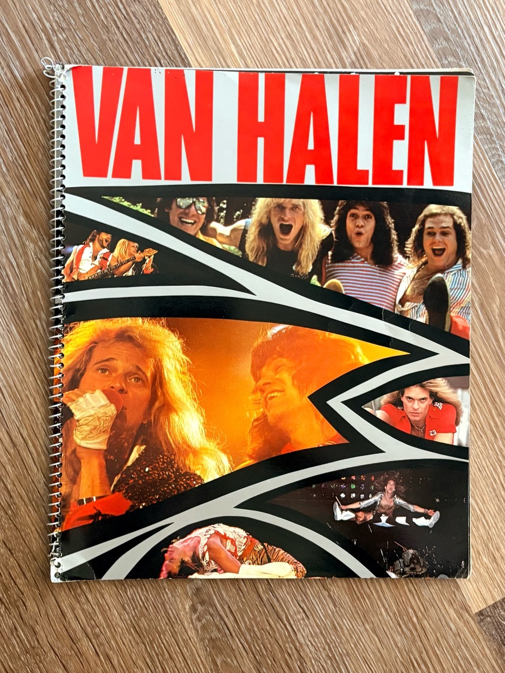 Vintage Rare 1984 spiral-bound Van Halen photo book by Beekman House